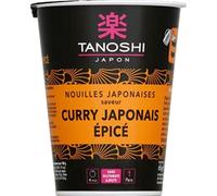 Tanoshi Nouilles Japonaises, saveur curry japonais épicé - La cup de 65g