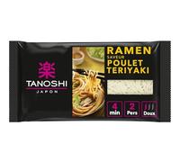 TANOSHI - Nouilles Saveur poulet teriyaki | Savoureux et onctueux | Idéal pour des repas rapides | Le sachet de 360g | LOT DE 3