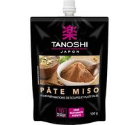 TANOSHI Pâte Miso Japonais - Fermentée Traditionnelle - Format 150g en Bouteille Pratique - Idéale pour Soupe Miso et Assaisonnements - Lot de 3