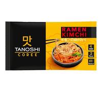TANOSHI - Ramen Kimchi Épicé Savoureux, Pâtes Japonaises Authentiques pour une expérience asiatique, 360g