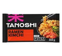 TANOSHI - Ramen Kimchi - Nouilles Précuites Coréennes - 360 g | Prêtes en 4 min - 2 personnes