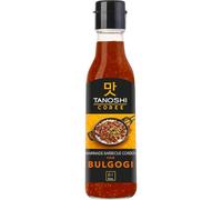 TANOSHI Sauce Bulgogi Coréenne - Bouteille en Verre 22,5 cL - Saveur Douce et Sucrée-Salée - Idéale pour Ramen, Viandes et Légumes - Origine Corée - Lot de 3