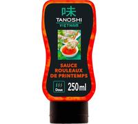 TANOSHI - Sauce Rouleaux de Printemps - Sans Colorant · Recette Vietnamienne · Idéale pour les Rouleaux de Printemps, Nems et Crevettes · Doux - Le Flacon de 250ml - Le Lot De 4