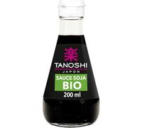 TANOSHI - Sauce Soja Bio Salée, Saveur Authentique pour Rehausser Vos Plats (Bouteille 200 mL) - Lot de 3 - vendu par Lot