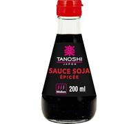 TANOSHI Sauce Soja Épicée - Bouteille en Verre 20 ermentée au Japon - Idéale pour Marinades, Sushis et Plats Relevés - Lot de 3