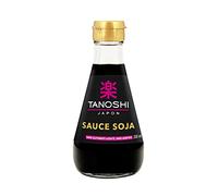 TANOSHI - Sauce Soja Japonaise - Sans Glutamate Ajouté - Flacon Pratique - Lots de 10 Flacons de 200 ml