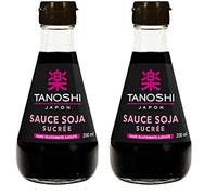 TANOSHI - Sauce Soja Sucrée - Sans Glutamate Ajouté, Flacon Pratique de 200ml (Lot de 2)