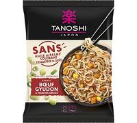 TANOSHI - Tanoshi Nouilles Japonaises Saveur Boeuf Gyudon Et Oignons Grillés 73G - Lot De 6