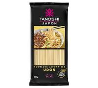 TANOSHI - Udon à Cuire - Nouilles Japonaises - Pour 4 Personnes - Préparation en 10 min - 400 g