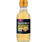 TANOSHI - Vinaigre de Riz Naturel Saveurs Authentiques d'Asie, Bouteille 150ml - Lot de 3