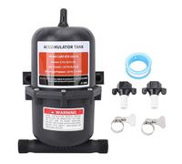 Tanque d'accumulateur 0,75 L Pré-pression pour la pompe à eau RV Maximum 125PSI 1/2 MNPT Port Raccord avec 2 pinces 1 ruban PTFE