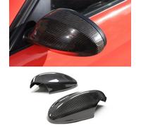 TanReborn 1 paire de coques de rétroviseur en fibre de carbone pour BMW E90 Sedan E91 Touring Série 3 Pre-Lci 2005-2008 323i 325i 328i 330i 335i, 1 paire de rétroviseurs latéraux sport