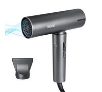 TANSHINE Seche Cheveux Ionique Professionnel,Mini Voyage Sèche Cheveux,1800w Silencieux Hair Dryer,Bouton Chaud/Froid,4 Niveaux de Chauffage