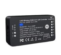 TANSHOP Zigbee - Contrôleur RGBCCT PRO Version ZigBee 3.0 RGBWW bande LED Light Smart Controller - Compatible avec Alexa Echo Plus APP Voice Control RF Remote (RGBC-CT PRO)
