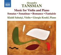 Tansman / Sahatci / - Works for Violin & Piano [New CD]