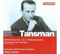 Tansman: Symphonies Vol. 4 [CD] NEUF