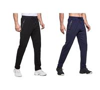 Tansozer Pantalon de survêtement pour homme, Noir et bleu., XXXL