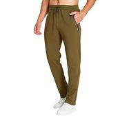 Tansozer Pantalon Jogging Homme Pantalon Survetement Homme Coton Sport Bas de Jogging Homme Pantalon Sudation Jogger Training Pants Pantalon Running Homme Vert M