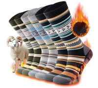 TANSTC Chaussettes Chaudes Femme 39 42 en Laine Mérinos Chaussettes Homme Fantaisie Randonnée, Idéal Hiver, Soquettes Hommes, Couleur Femelle 3 Paires