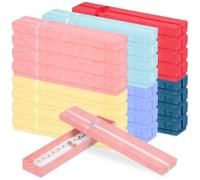 Tanstic Lot de 24 boîtes cadeau pour colliers, 7,9 x 1,6 x 2 pouces, 6 couleurs, boîte cadeau, boîte cadeau, boîte à bijoux, pour mariage, anniversaire, anniversaire de mariage