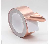 tanstool 10mm x 50M Copper Foil Tape extra long Feuille de Cuivre Ruban Adhésif EMC Blindage Ruban Adhésif Circuits papier Blindage pour le de pickguards de guitare et des cavités