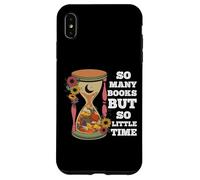 Tant de Livres mais si Peu de Temps - T-Shirt pour lecteurs de vers de bibliothèque Coque pour iPhone XS Max
