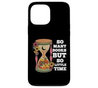 Tant de Livres mais si Peu de Temps - T-Shirt pour lecteurs de vers de bibliothèque Coque pour iPhone 13 Pro Max