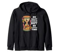 Tant de Livres mais si Peu de Temps - T-Shirt pour lecteurs de vers de bibliothèque Sweat à Capuche