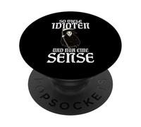 Tant d'idiots et Juste Une Faux d'humour Noir PopSockets PopGrip Adhésif