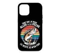 Tant Que Je Peux Aller à la Pêche Le Reste Je M'en Pêcheur Coque pour iPhone 12/12 Pro
