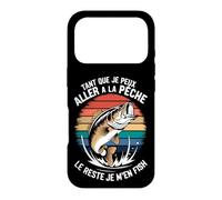 Tant Que Je Peux Aller à la Pêche Le Reste Je M'en Pêcheur Coque pour iPhone 17 Pro