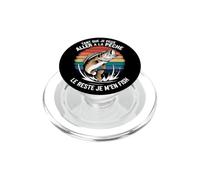 Tant Que Je Peux Aller à la Pêche Le Reste Je M'en Pêcheur PopSockets PopGrip pour MagSafe