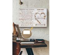 « Tant que je respirerai, tu seras dans mes mémoires » - Affiche commémorative, décoration murale, cadeau pour un anniversaire de décès, un être cher, la Saint-Valentin, impression sur toile