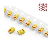 Tantalum Capacitor A B C D Type SMD Capacitor 6.3V 10V 16V 25V 35V 50V 3216 3528 6032 7343 100UF 0.22UF 1UF 4.7UF NWPNLXEA(D 10V470UF 477 x1)