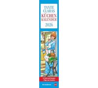 Tante Clara Küchenkalender 2026: Praktischer Wandkalender mit Küchen-Tipps und abtrennbaren Rezepten. Langer 14-Tages-Kalender 2026. Terminplaner für die Küche. 11 x 49 cm.