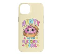 Tante de Birthday Girl Kawaii Dumpling Joyeux Anniversaire Coque pour iPhone 14 Plus