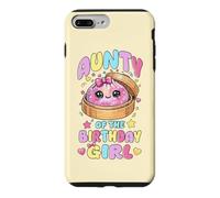 Tante de Birthday Girl Kawaii Dumpling Joyeux Anniversaire Coque pour iPhone 7 Plus/8 Plus
