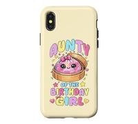 Tante de Birthday Girl Kawaii Dumpling Joyeux Anniversaire Coque pour iPhone X/XS