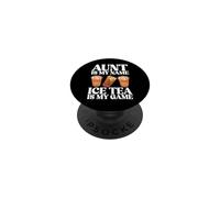 Tante est Mon nom Ice Tea est Mon Jeu Ice Tea PopSockets PopGrip Adhésif