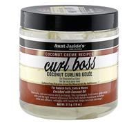 Tante Jackie's's Coconut CRME Recettes Curl Boss Coconut Curling Gel Gel For Natural Curls Coils and Waves 18 oz