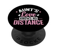 Tante Love ne connaît aucune distance PopSockets PopGrip Adhésif