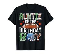 Tante of the Birthday Boy Football 1st Year Down Birthday Birthday T-Shirt