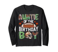 Tante of The Birthday Boy Game Day Football Manche Longue