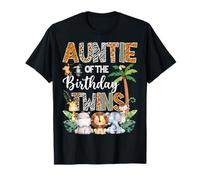 Tante of the Birthday Twins Safari Jungle Animal Amoureuse T-Shirt