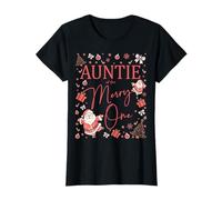Tante of the Merry One Cute Santa Fun Party Ensemble T-Shirt