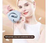 Tanxemery Attelle de soutien du cou, attelle cervicale | Enveloppements souples en mousse réglables,Collier Cervical en mousse, soutien du cou doux pour femmes et hommes, maintient les vertèbres