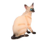 Tanxemery Figurines de chat décoratives - Figurines d'animaux pour décoration de bureau - Accessoires d'intérieur à collectionner - Figurine de chat pour vitrine de salon - Exposition