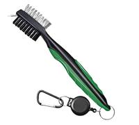 Tanxemery Nettoyeur de brosse de club de golf pour rainures - Poignée ergonomique avec cordon de traction rétractable - Accessoire de sport pour l'entretien, l'exercice, les voyages