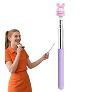 Tanxemery Pointer Finger Stick - Pointeur de lecture extensible avec design de dessin animé, accessoire léger pour salle de classe dessin animé enseignant matériel scolaire pour pédagogie spéciale