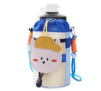 Tanxemery Porte-bouteille d'eau, sac à bandoulière avec sangle, sac pour téléphone portable 1,4 l, sac étanche pour bouteille d'eau, sac d'hydratation pour la randonnée, les voyages, c, Voir